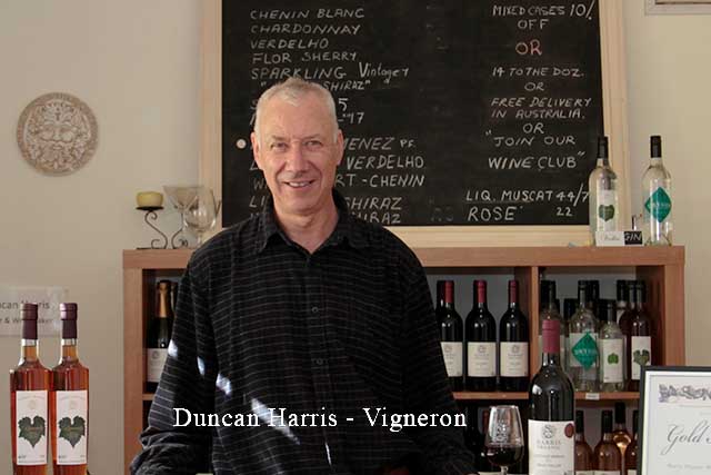 Duncan Harris, organic wine maker